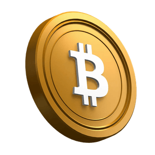 Ukošena Bitcoin (BTC) kovanica u dizajnu hero sekcije